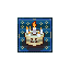 Blue Cake Carpet