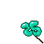 Teal 25 Years Balloon