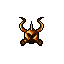 Gilded Horned Helmet