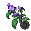 Purple Flower Lamp